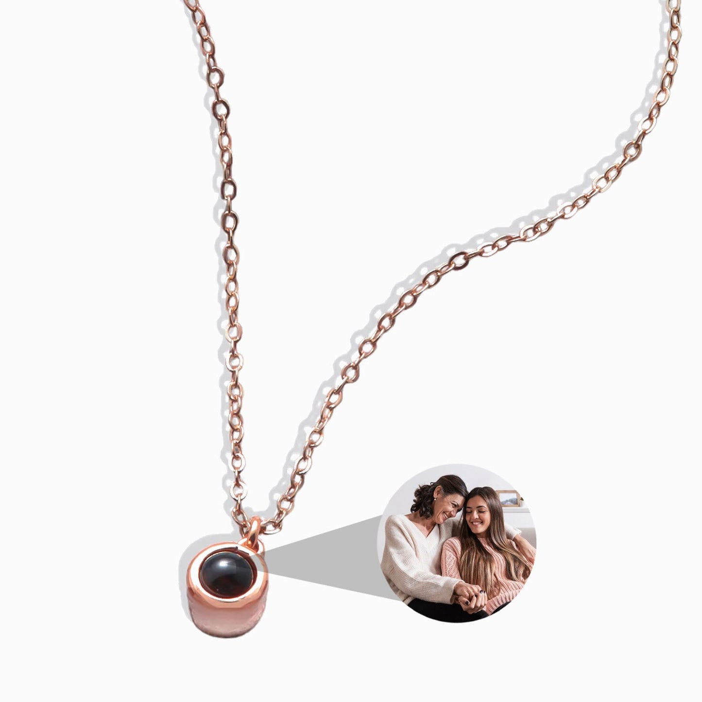 Personalized necklace with photo, a memory always with you
