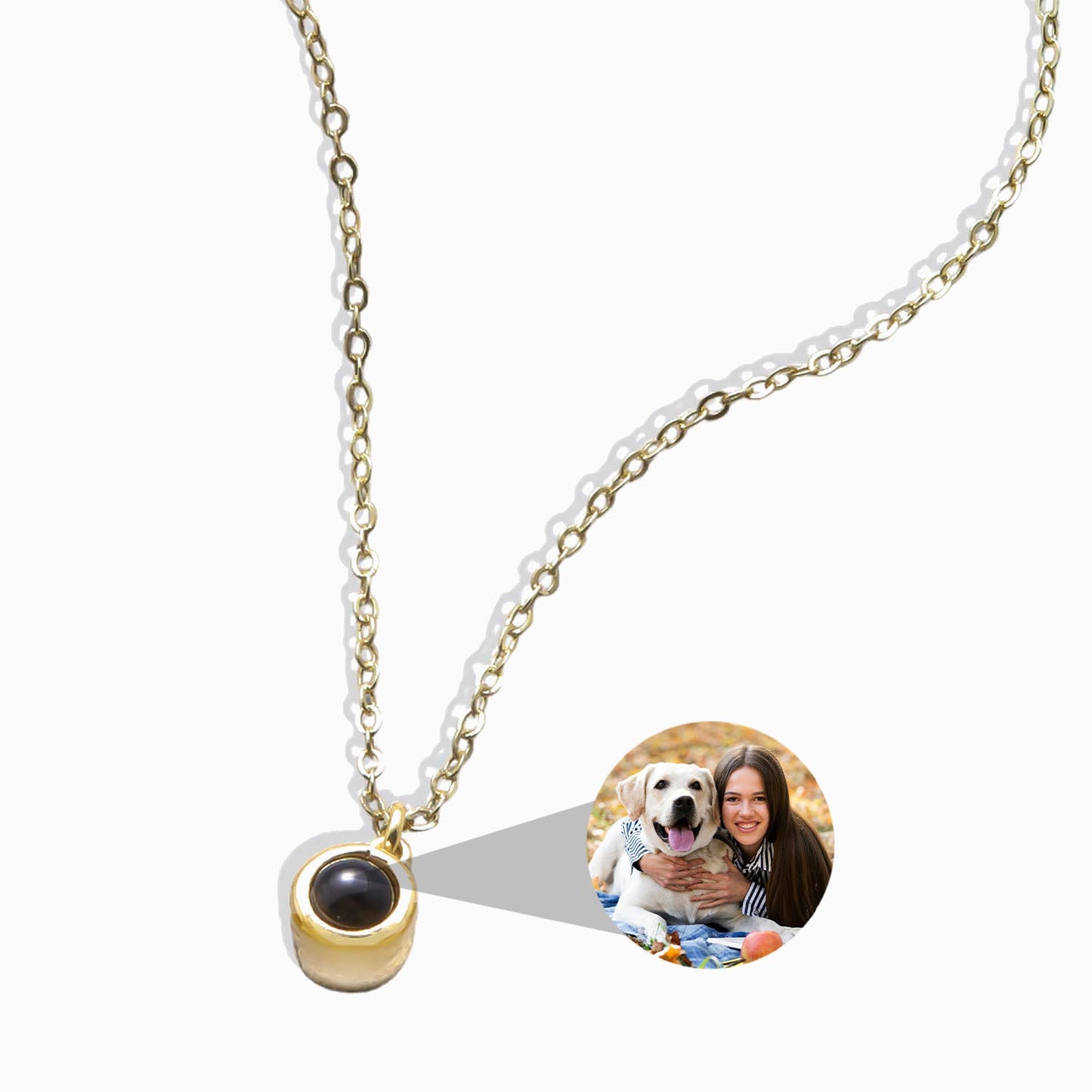Personalized necklace with photo, a memory always with you