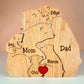 Puzzle Familial en Bois Personnalisé : Souvenir Unique et Intemporel