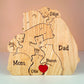Puzzle Familial en Bois Personnalisé : Souvenir Unique et Intemporel